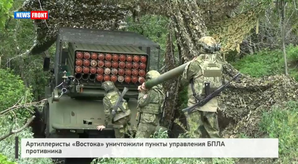 Артиллеристы «Востока» уничтожили пункты управления БПЛА противника