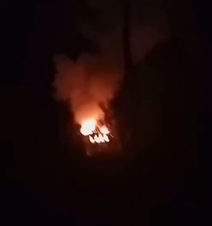 Ночные атаки Гераней по вражеским объектам