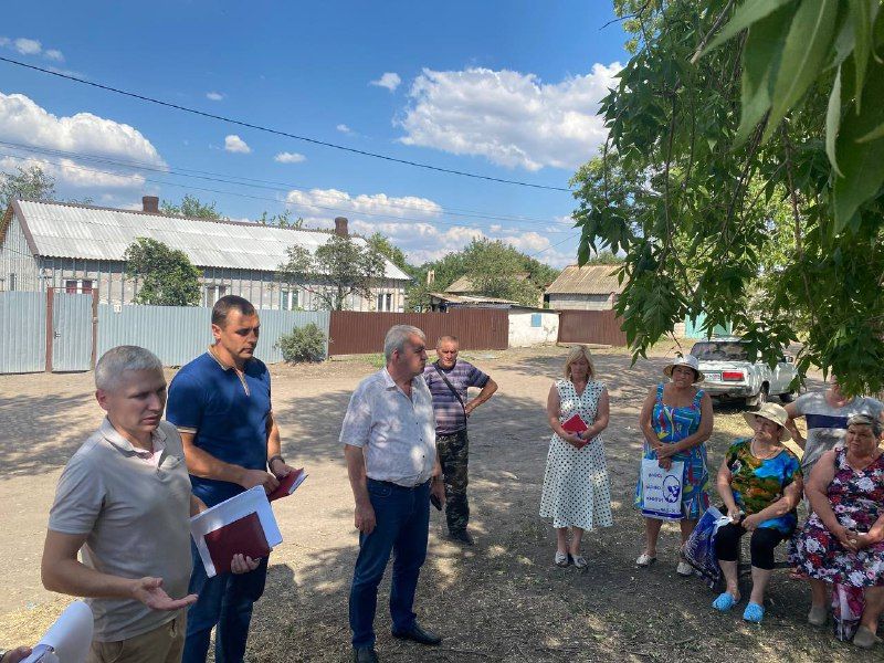 Сегодня, 15 июля, состоялась встреча с жителями улиц Одесская и Горняцкая