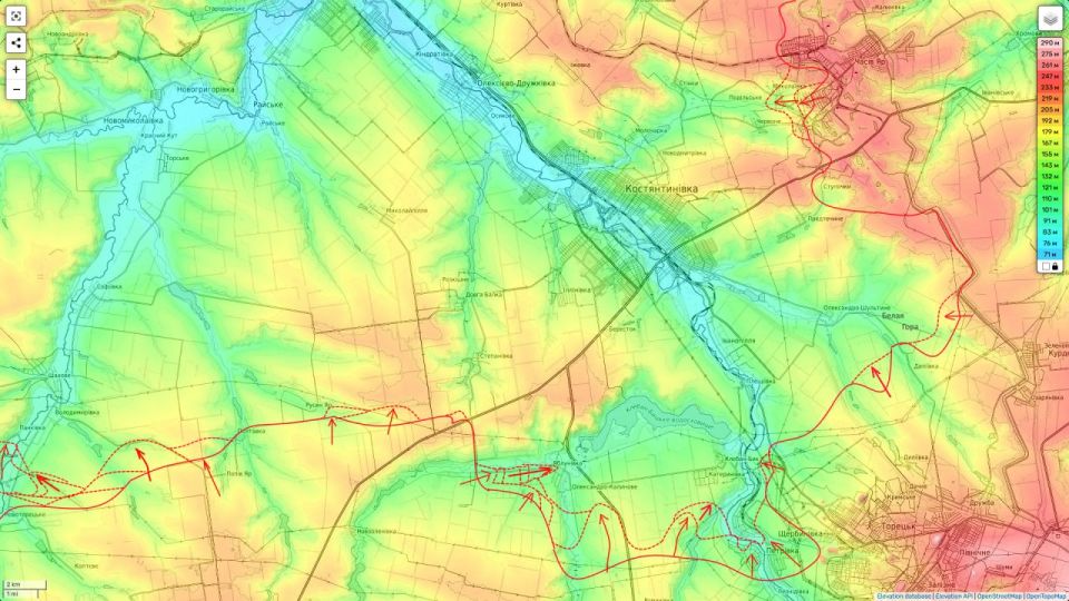 Юрий Подоляка: Константиновское направление на 15.07.25: Охват Константиновки