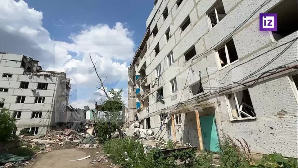 "Дронов столько было, что выходить опасно": местный житель освобожденного Курахово в ДНР рассказал корреспонденту "Известий" Евгению Быковскому, как жил в подвале с собаками и шестью соседями