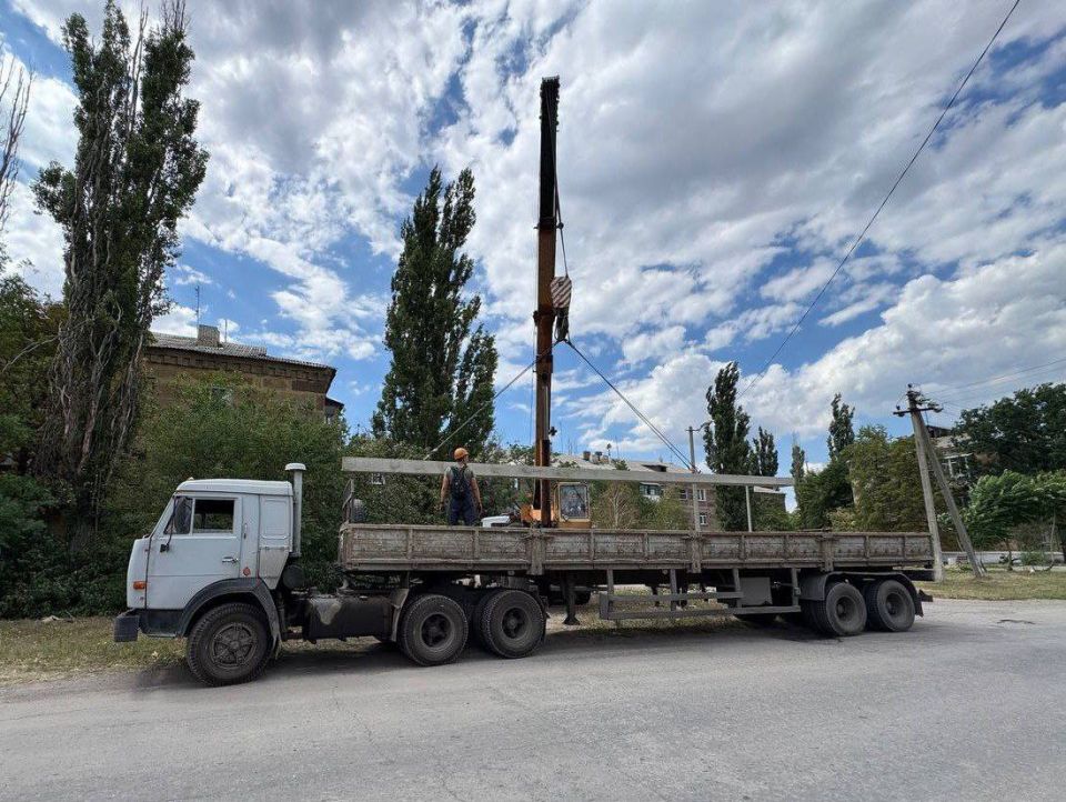 В Ждановке установят новые электроопоры
