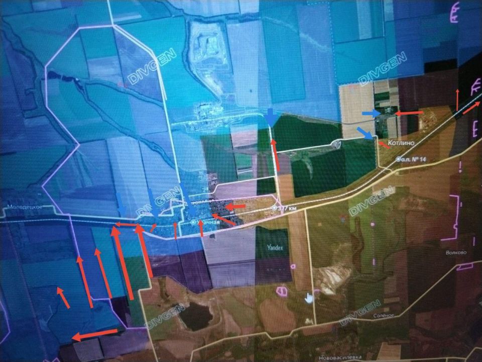 Юрий Котенок: Покровское (Красноармейское) направление (левый фланг, центр)