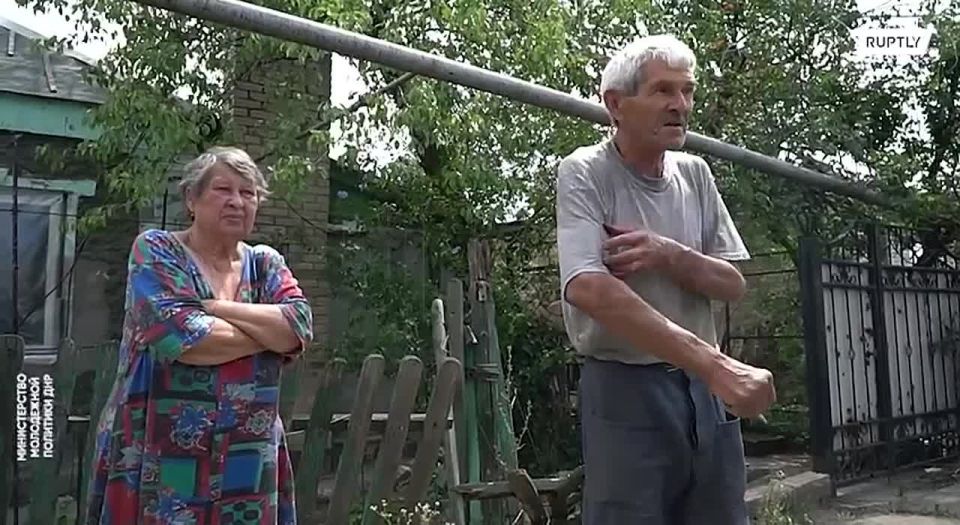 Волонтеры «Народной дружины» посетили освобожденную Красногоровку в ДНР — привезли продукты и выслушали истории местных о зверствах ВСУ