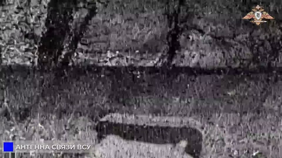 Уничтожение антенны БЛА и «Баба-Яга» силами 242 мсп