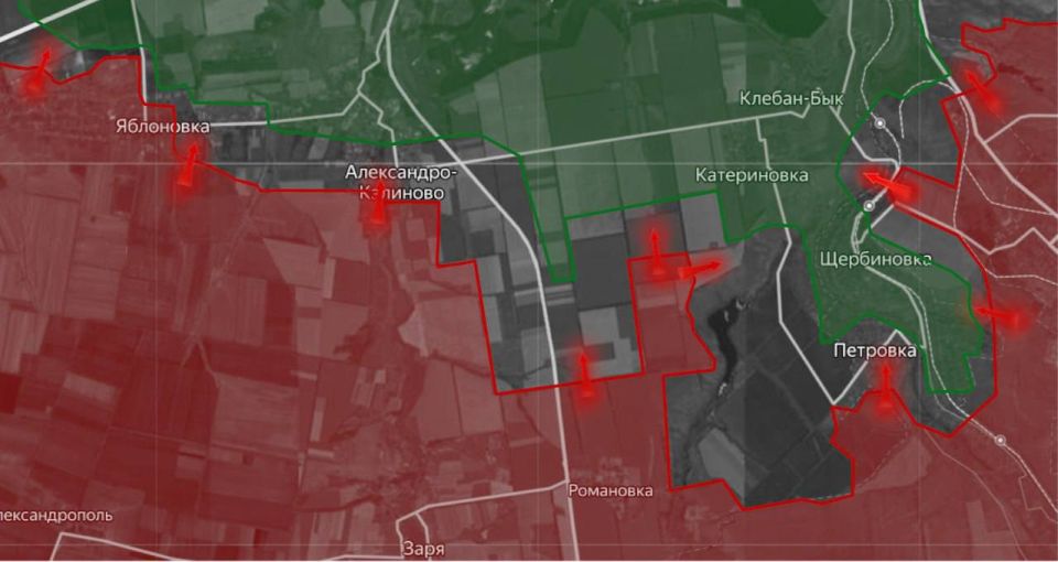«На Торецком направлении населенный пункт Яблоновка находится фактически в «серой» зоне, но, учитывая, как российские войска продвигаются на данном участке фронта, потеря села неизбежна