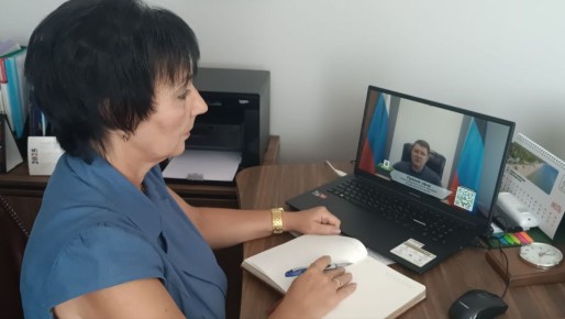 Валентина Харлашка: Сегодня подключилась к прямой линии главы муниципального образования городского округа Макеевка Владислава Юрьевича Ключарова