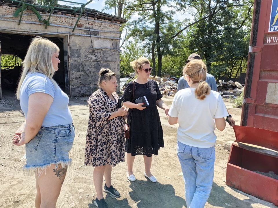 Заместитель главы администрации Каролина Лисовенко встретилась с жителями города Авдеевка