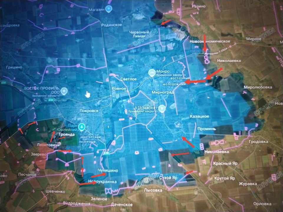 Юрий Котенок: Покровское (Красноармейское) направление