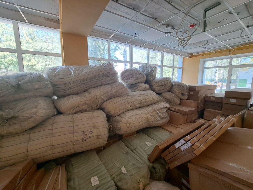 Забайкальский край передал текстиль в Новосветский детсад «Березка»