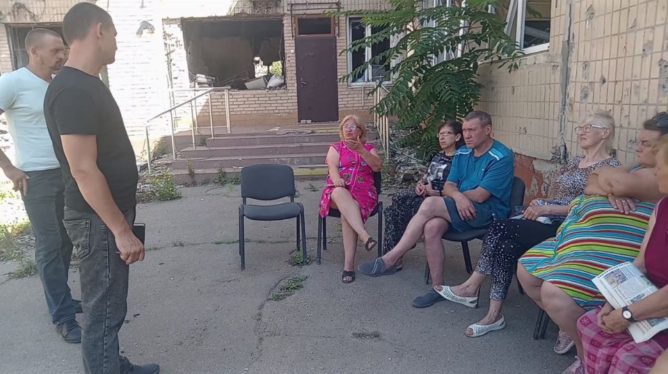 Состоялась встреча с жителями г. Угледар