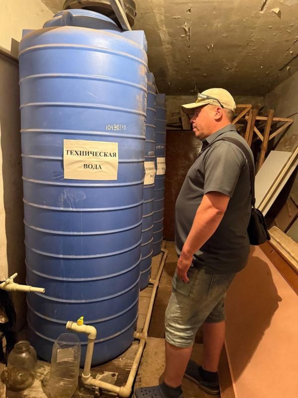 Аварийная бригада Магаданской области обследовала резервные емкости с технической водой в Ждановке