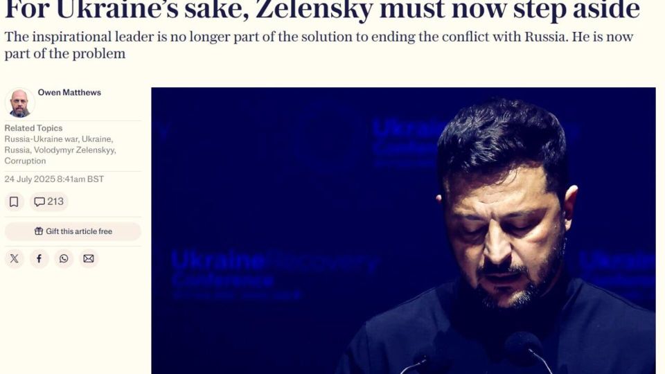 ���������� ������� The Telegraph �������, ��� ��������� ���������� ������� ����������� ������ � �������� ���������� ����� ��� �������, ���������� ����������������� ��������� �������