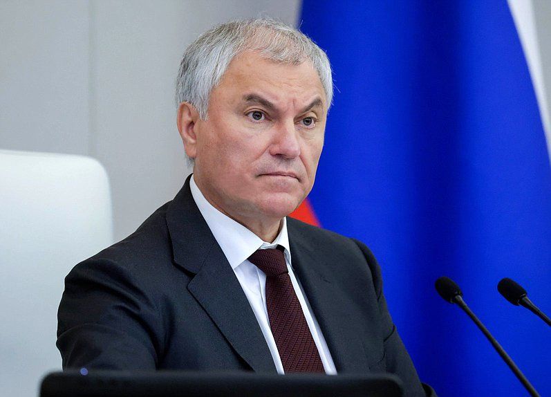 Председатель Государственной Думы Вячеслав Володин выступил на итоговом пленарном заседании восьмой сессии VIII созыва