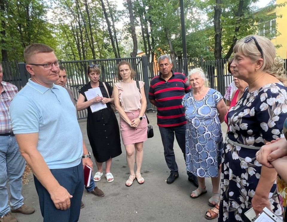 Встреча с населением на подведомственной территории