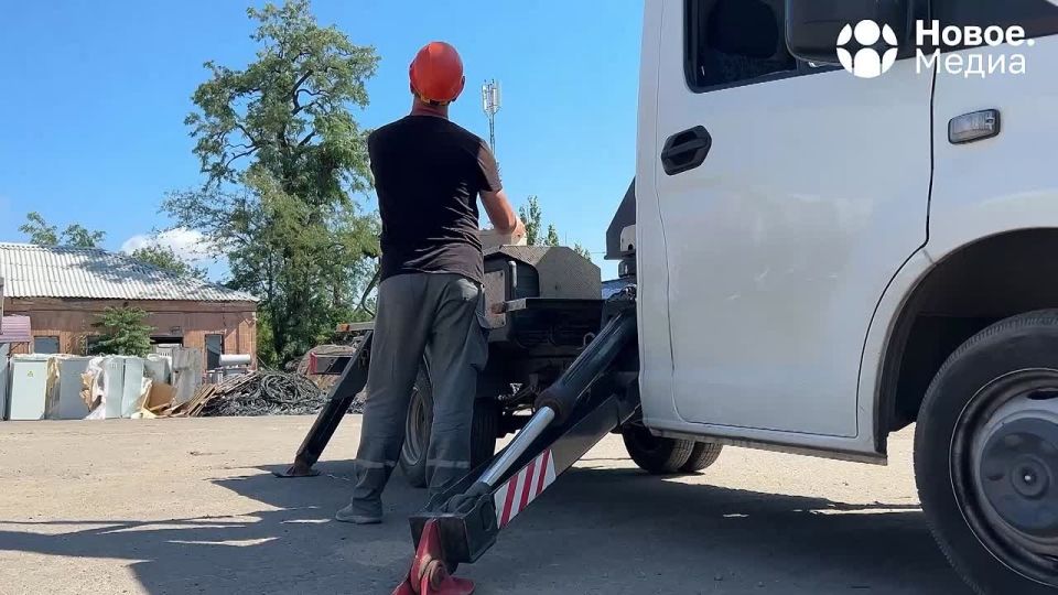 В Мариуполе восстанавливают уличное освещение