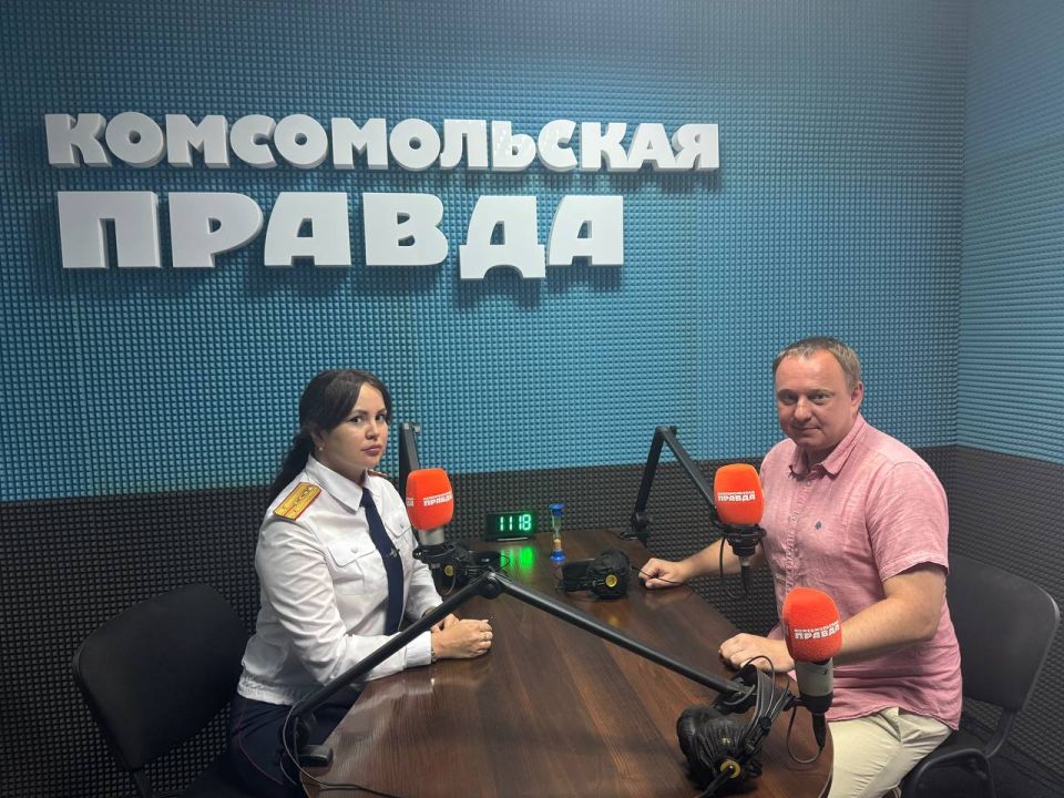 Сотрудник следственного управления рассказал о работе ведомства в программе на «Радио Комсомольская правда Новороссия»