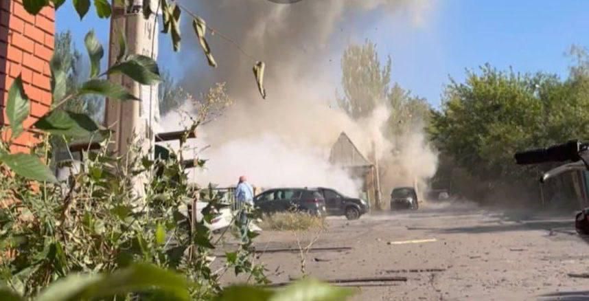 В пятницу утром Донецк подвергся серии взрывов, предположительно, с применением американской системы HIMARS