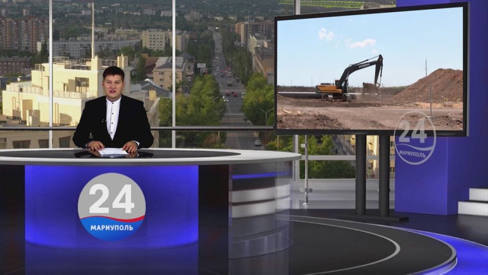 Продолжаются работы по строительству водовода для снятия водной блокады в Мариуполе