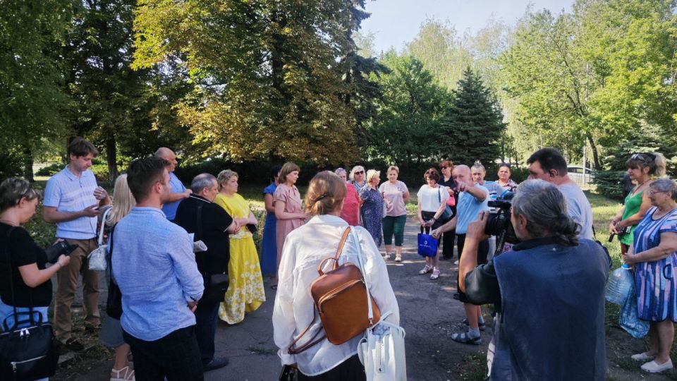 Валентина Харлашка: 23 июля в квартале Химик Кировского района Макеевки состоялась встреча с населением