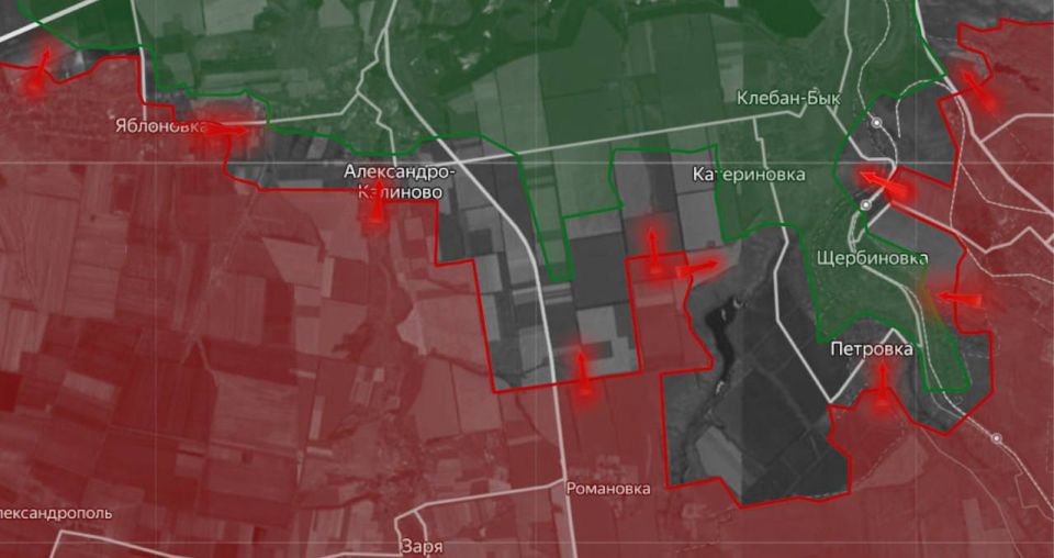 Юлия Витязева: Вражеские сводки признают Яблоновки на Торецком направлении и сообщают, что ВС РФ, прорвав оборону ВСУ, продвигаются в Александро-Калиново