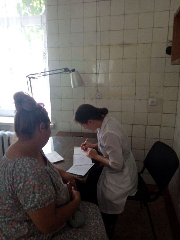 Консультативная бригада в больнице г. Снежное