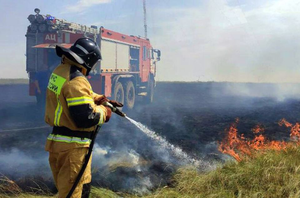 Из-за жары в ДНР сохранится чрезвычайная пожарная опасность