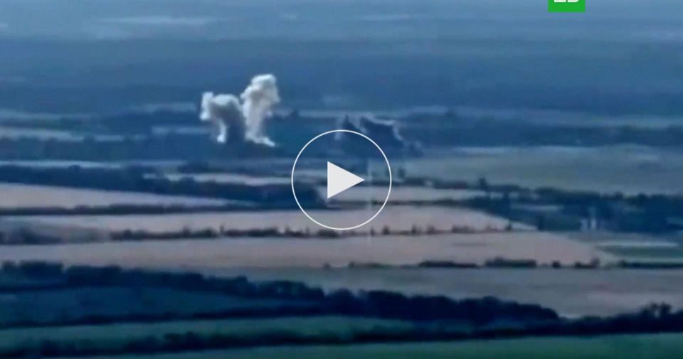 Минобороны показало кадры боев за Зелёный Гай в ДНР