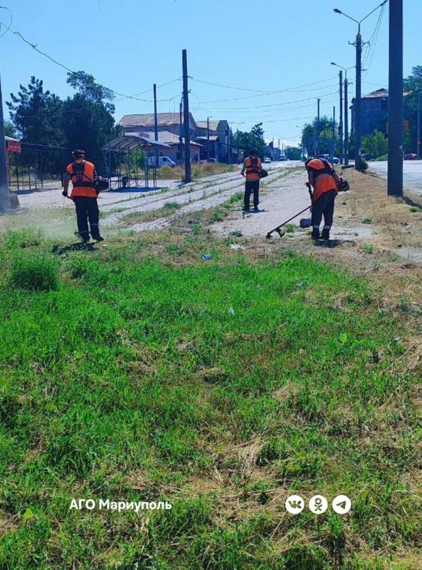 «Мариупольтранс» благоустроил более двух тысяч квадратных метров трамвайного полотна