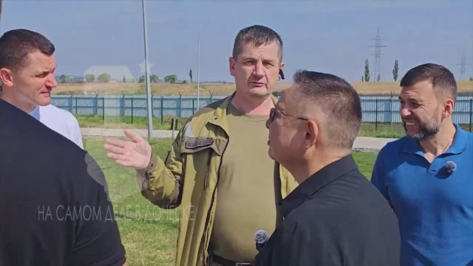 Что с водой. Главное событие последних суток — приезд в ДНР министра строительства и ЖКХ РФ Ирека Энваровича Файзуллина