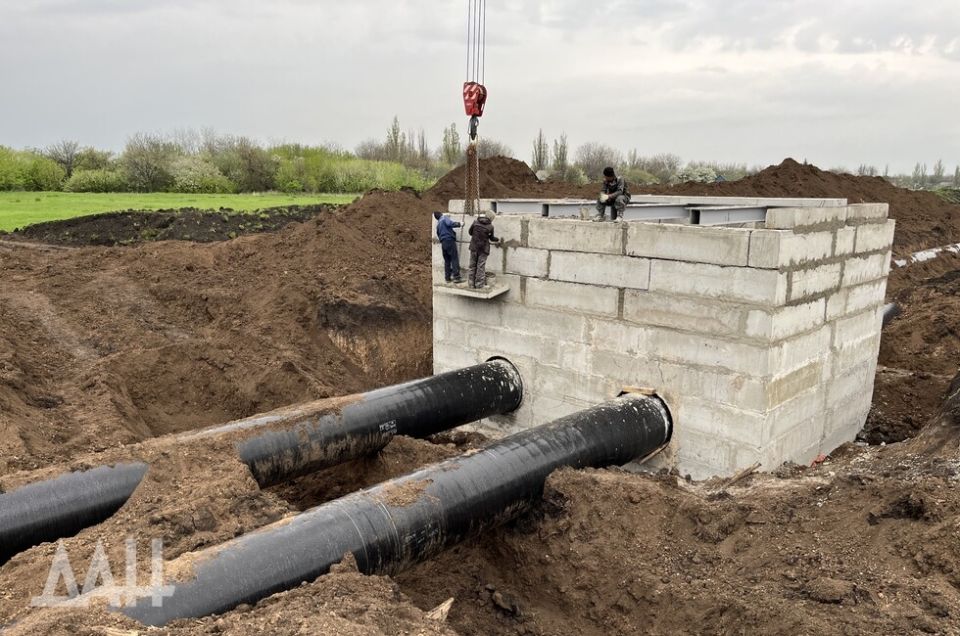 Строительство двух водоводов поможет снизить дефицит воды в ДНР почти на 40%