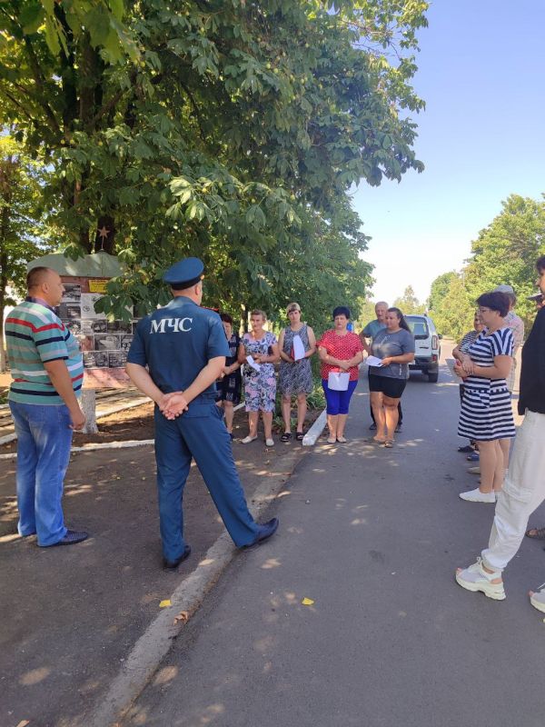 Сегодня проведена встреча с населением в селе Луково