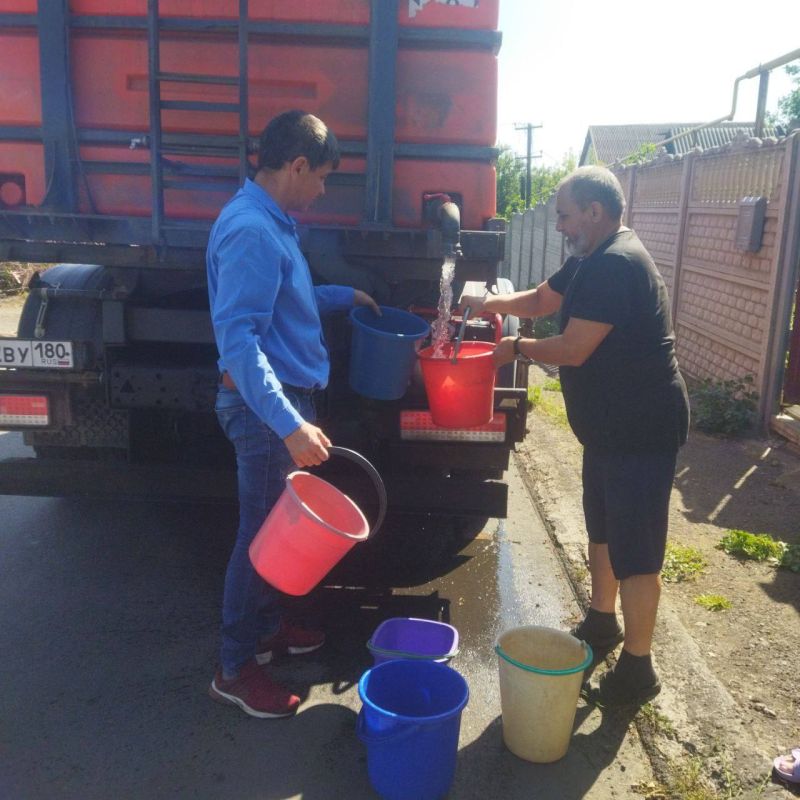 В Кировском организован подвоз воды