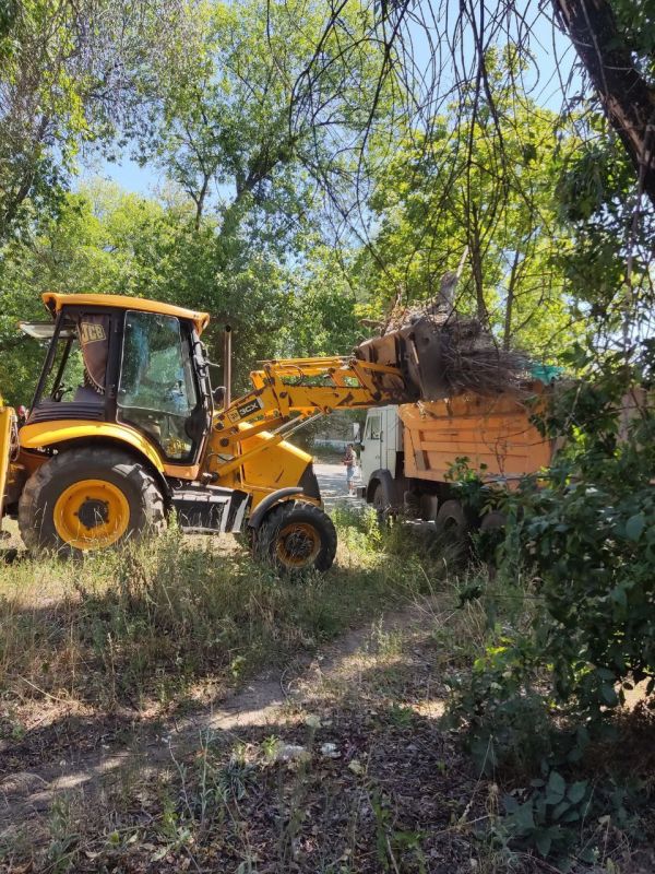 В Ждановке продолжаются работы по наведению порядка