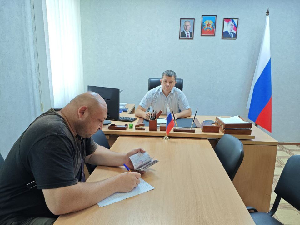 В Луганске состоялся личный прием граждан заместителем руководителя Юго-Западной трудинспекции