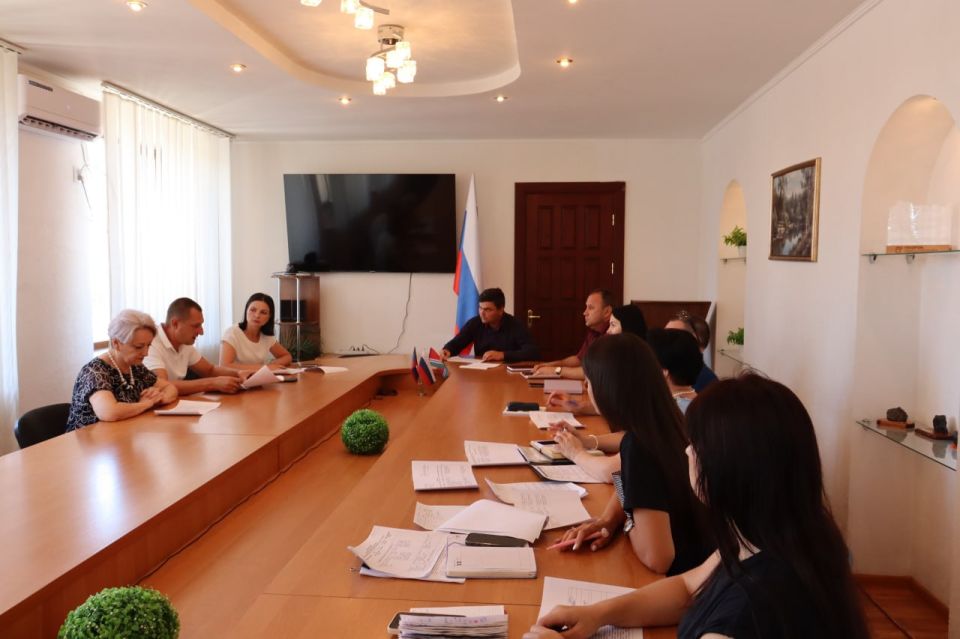 Заседание штаба по вопросам здравоохранения при администрации городского округа Торез