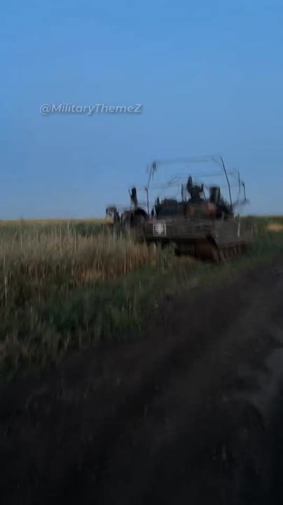 Уничтоженный Польский танк PT-91 Twardy ВСУ с мангалом