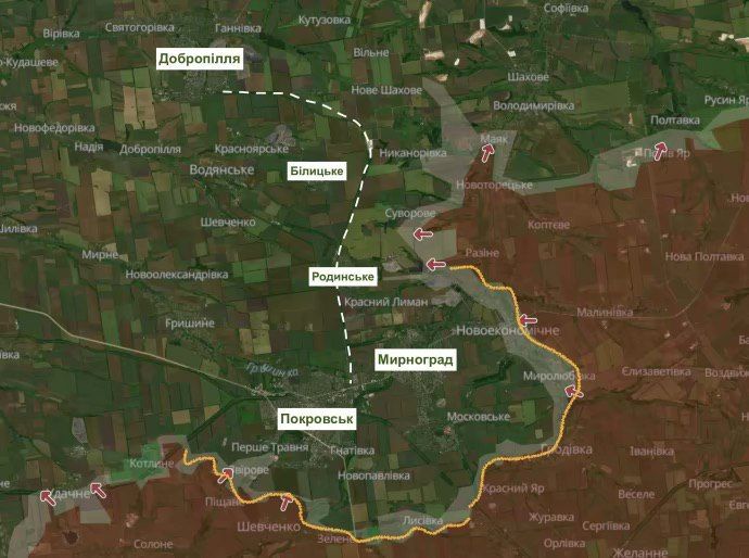 ВСУ под Покровском и Мирноградом рискуют оказаться в окружении