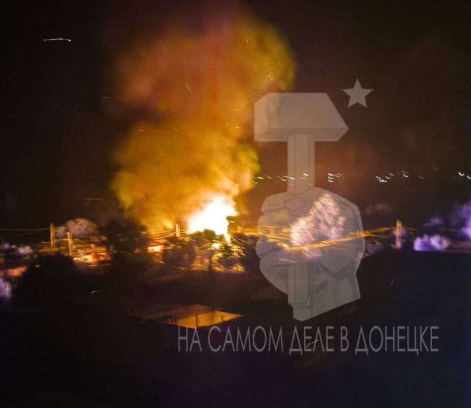 Прилёт по цели в оккупированном ВСУ Краматорске