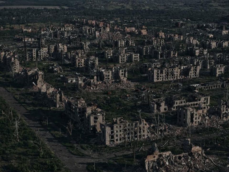 Юрий Котенок: Теперь уже освобожденный Часов Яр с высоты птичьего полёта