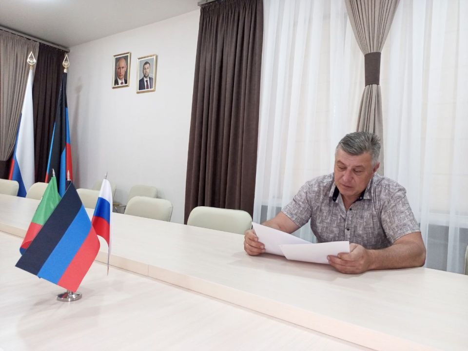 Роман Конев: Состоялся выездной приём граждан депутатом Горловского городского совета Донецкой Народной Республики первого созыва Александром Бобровским