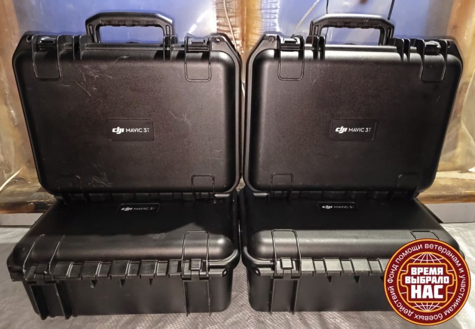 Для бойцов штурмовых подразделений, воюющих на Дзержинском и Покровском направлениях фронта, закупили 4 квадрокоптера DJI Mavic 3Т (с тепловизором)