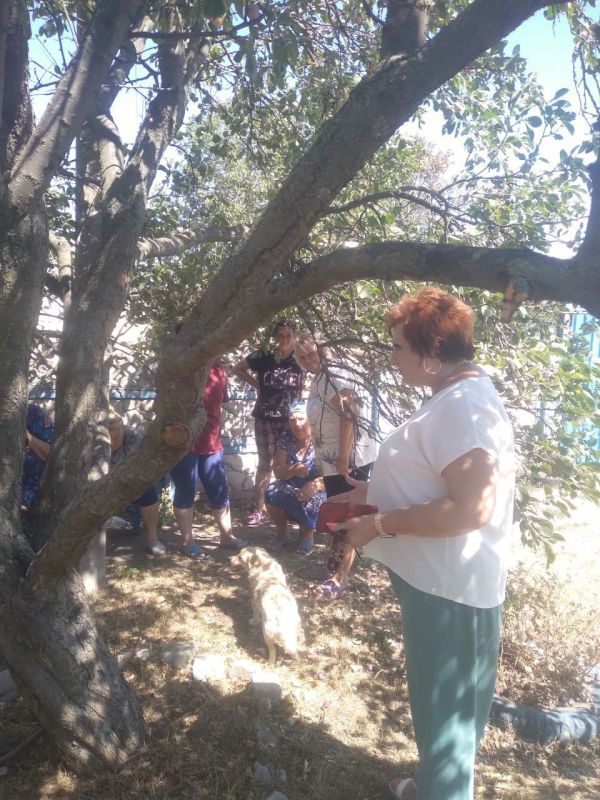 В пос. Свободное состоялась встреча с населением