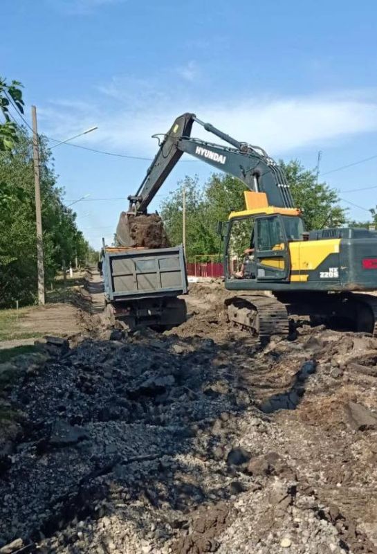 Волновахский округ: улица Донецкая будет отремонтирована в рекордные сроки