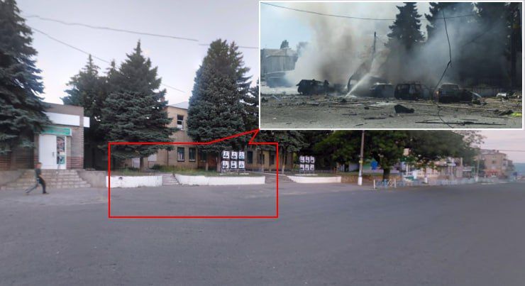 Судя по данным из открытых источников удар пришелся ровно по ТЦК