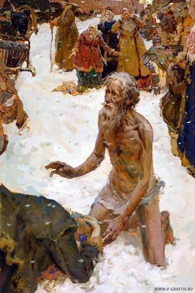 2 августа 1552 года в возрасте 88 лет скончался самый известный юродивый, Святой Московский чудотворец Василий Блаженный, которого также называют Василием Нагим