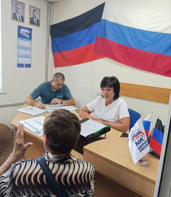 Наталья Великодная: Встреча с жителями Курахово