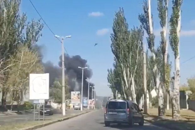 Военкор Романов показал видео с ударом дрона по зданию ТЦК в ДНР