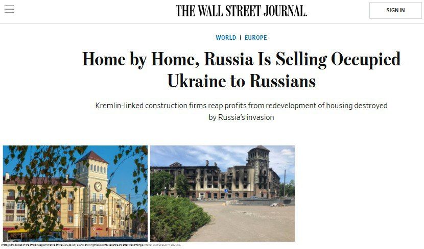 ���� �� �����: ������ ������� �������������� ������� ��������� � The Wall Street Journal �����, ��� ���������� ��������� ������, ��������� �� ���������, ����� �������� �� ������ ����������� �� ���� ������������
