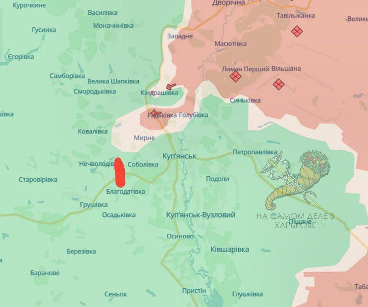 Обстановка на Купянском направлении